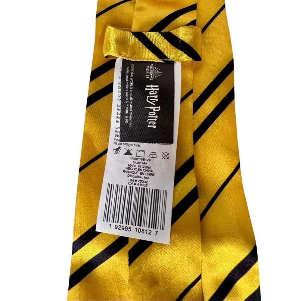 Wizarding World Of Harry Potter hufflepuff tie